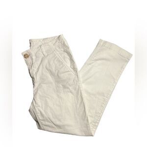 🐘Loft White Slim pants